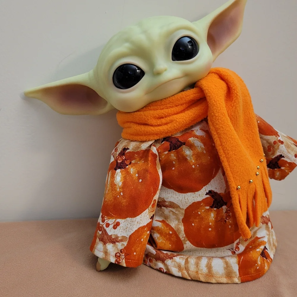 2pc. Fall Pumpkin Outfit & Scarf set for 11